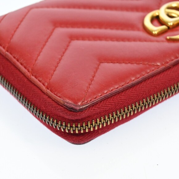 Gucci Gg Marmont Round Zipper Long #210477G26B - Picture 6 of 16